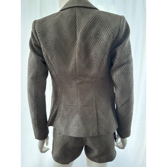 NWOT Marciano Guess Women's Blazer Jacket + Pants Shorts Brown 2 - Picture 8 of 14